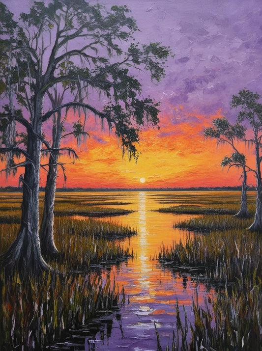 Paint by Number Everglades National Park (Florida) –  Vast Wetlands and Swamps