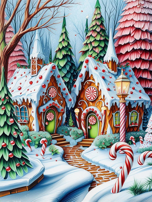 Paint by Number Dreamland Gingerbread House