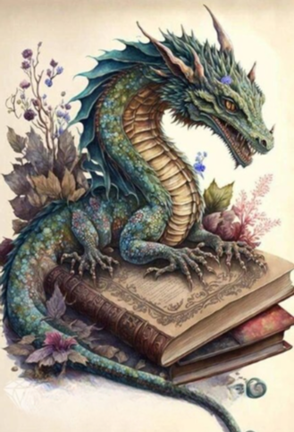 Paint By Number Fireside Fables Dragon