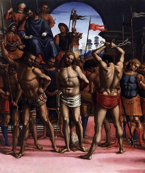 Paint By Number Flagellation - Luca Signorelli