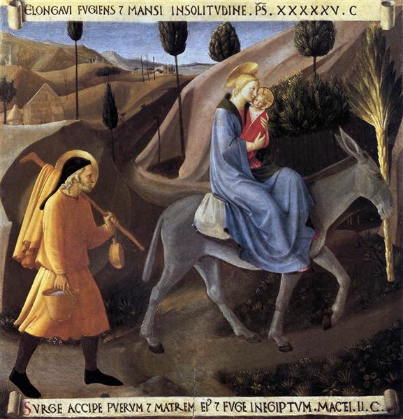 Paint By NumberFlight into Egypt - Fra Angelico