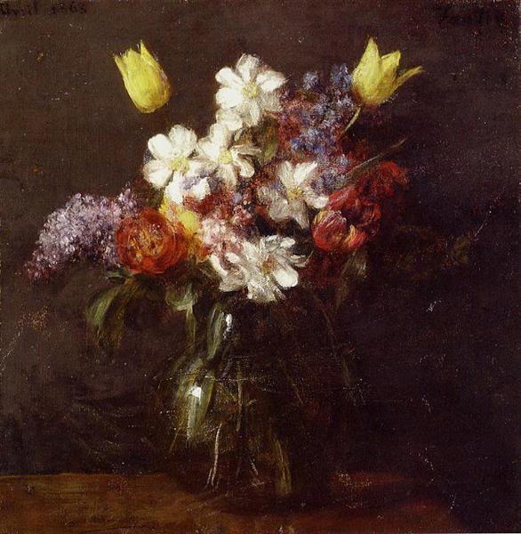 Paint by Number Flowers - Henri Fantin-Latour