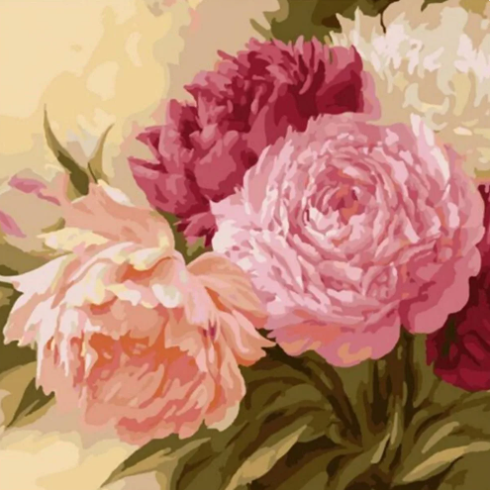 Flower Serenade Paint by Number
