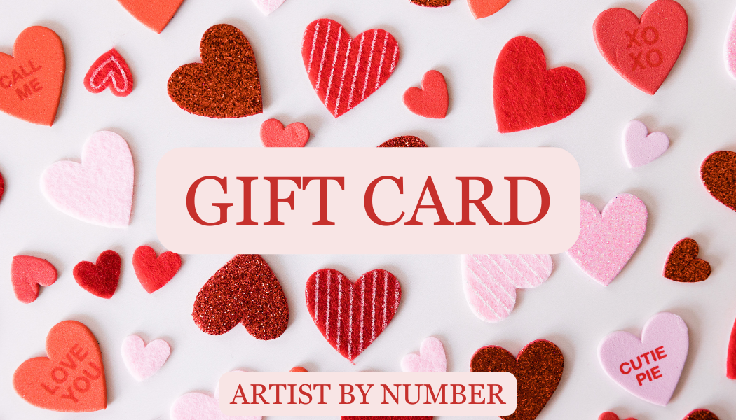 Artist by Number Heart eGift Card