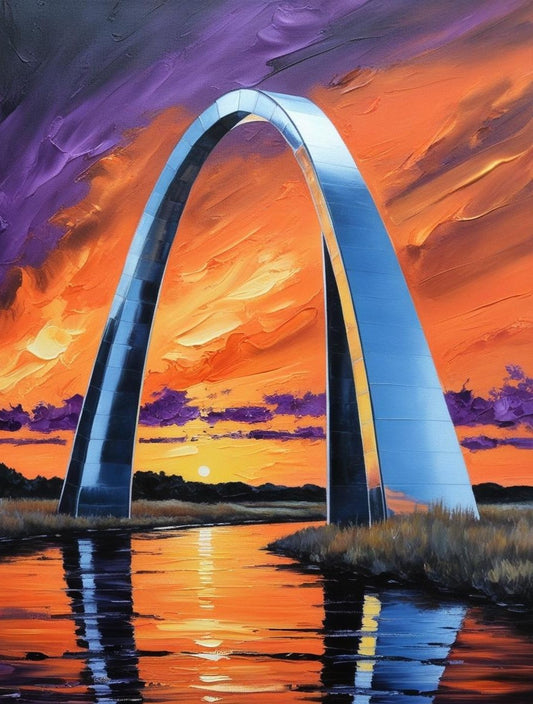 Paint by Number Gateway Arch National Park (Missouri)