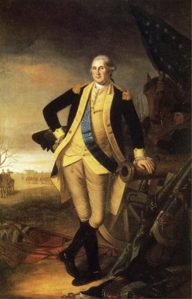 Paint By Number George Washington at the Battle of Princeton – Charles Willson Peale