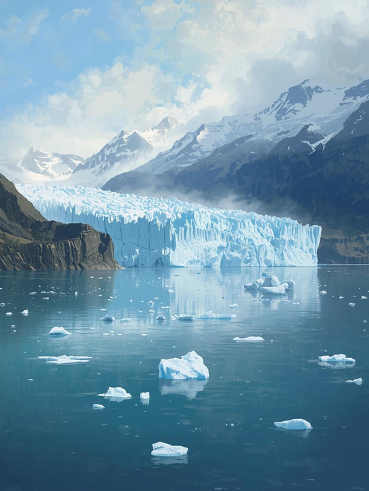 Glacier Bay National Park (Alaska)  Paint by Number