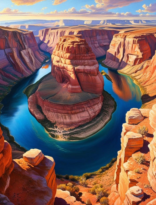 Paint by Number Grand Canyon National Park (Arizona) – Horseshoe Bend