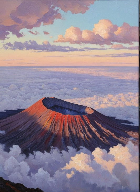 Paint by Number Haleakalā National Park (Hawaii) Sunrise Above the Clouds