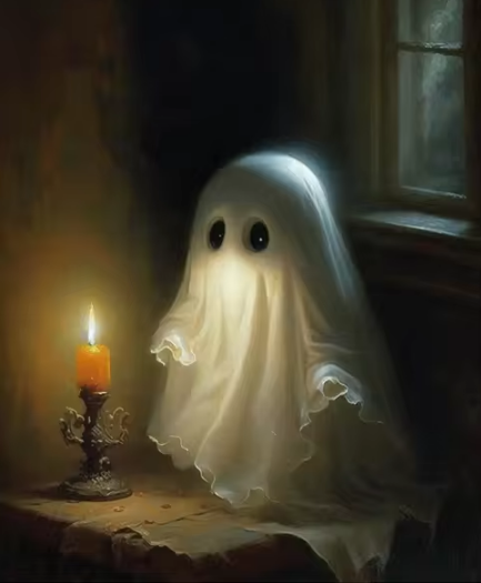 Haunted Whispers Paint by Number