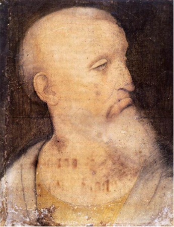 Head of St. Andrew by Leonardo da Vinci