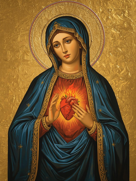 Immaculate Heart of Mary Paint by Number