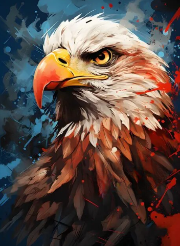 Paint By Number Independent Spirit American Eagle