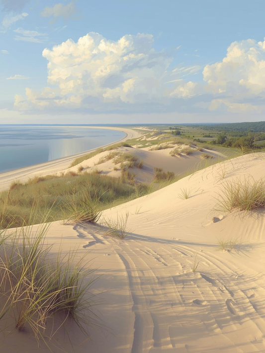 Indiana Dunes National Park (Indiana) – Lakeshore & Sand Dunes Paint by Number