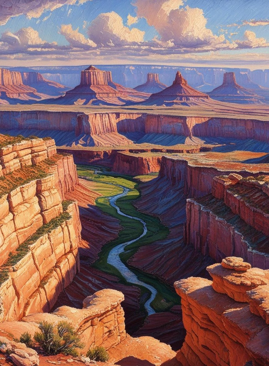 Paint by Number Canyonlands National Park (Utah) – Island in the Sky View