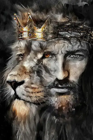 Divine Majesty: Jesus with Lion Paint by Number Kit