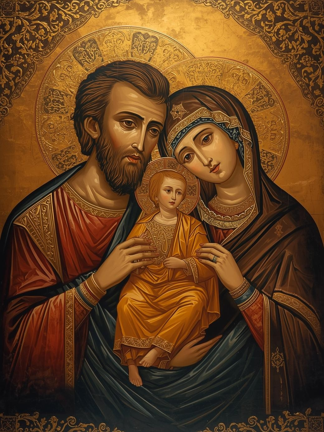 Holy Family – Divine Love Icon Paint by Number