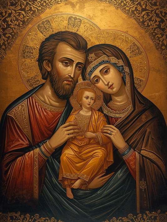 Holy Family – Divine Love Icon Paint by Number
