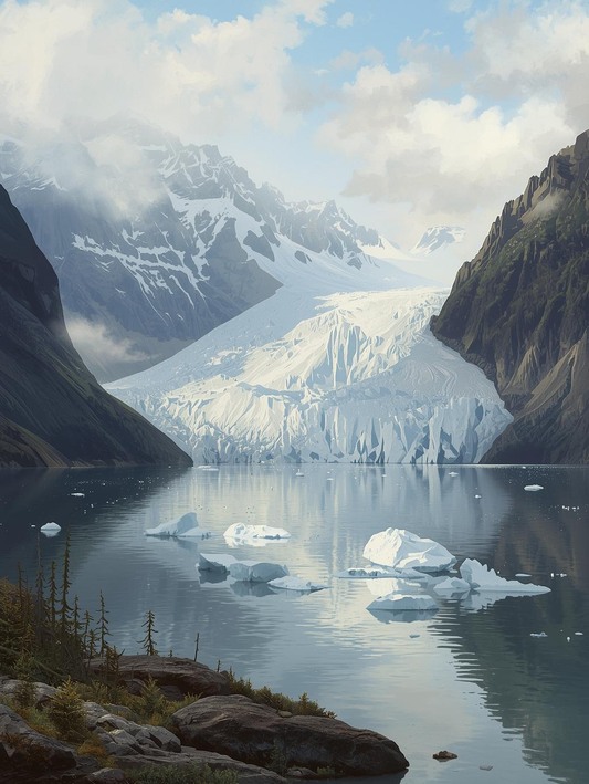 Kenai Fjords National Park (Alaska) Beautiful Paint by Number