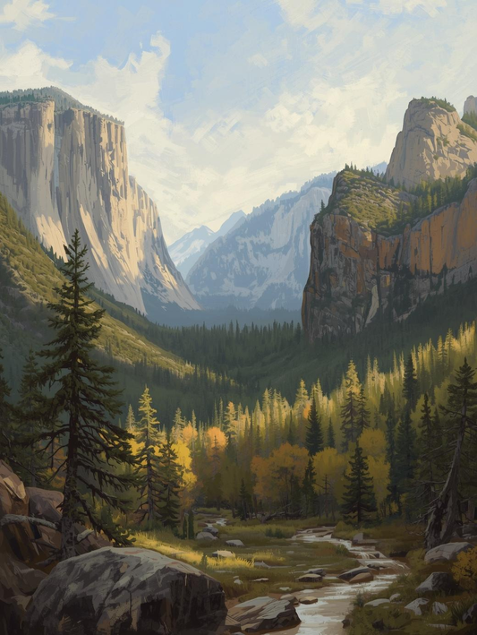 Kings Canyon National Park (California) Paint by Number