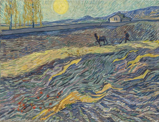 Laboureur dans un champ - Vincent van Gogh  Paint by Number