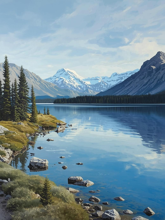 Lake Clark National Park (Alaska)  Paint by Number