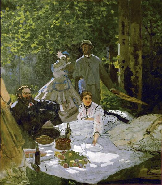 Le Déjeuner sur l'herbe by Claude Monet