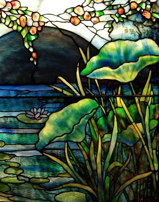 Lillies on the Water Diamond Painting