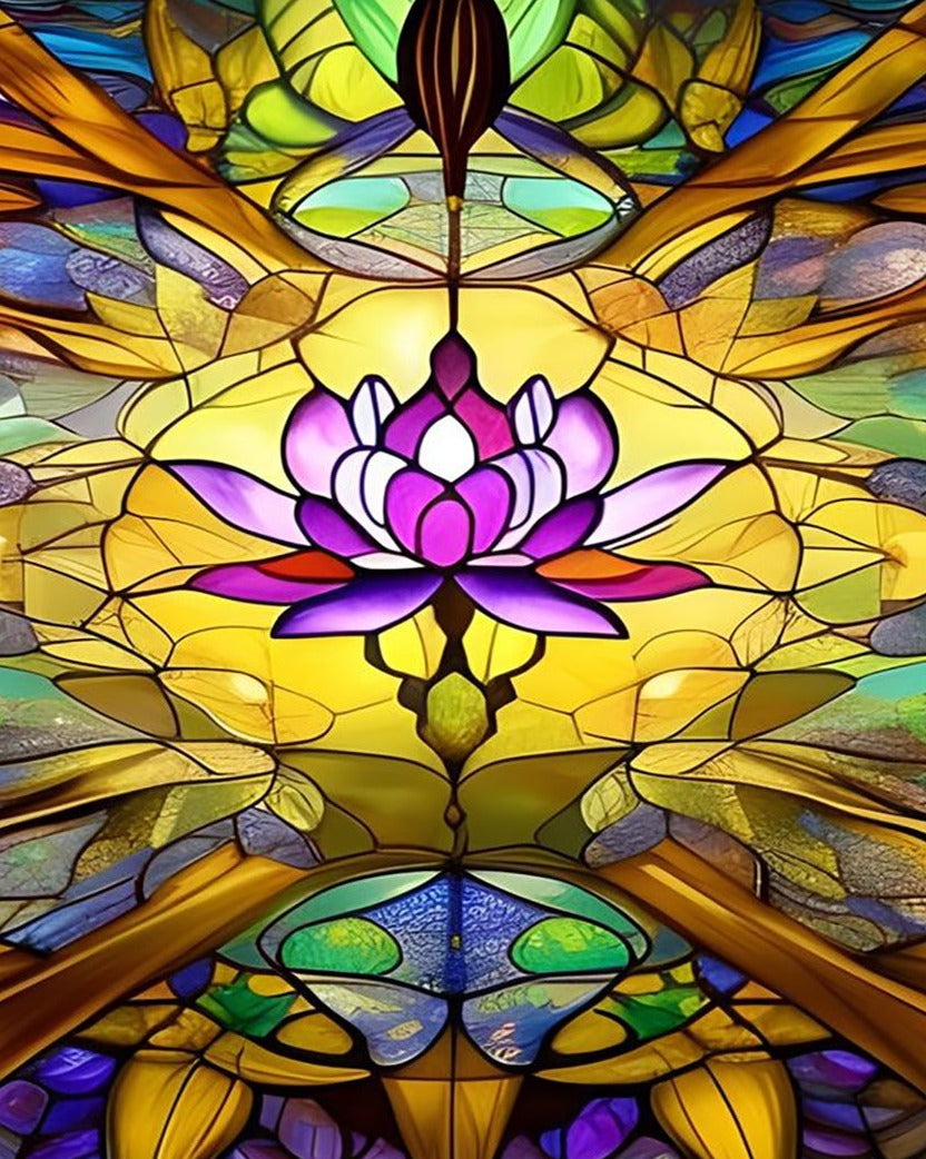 Lotus Flower Diamond Painting