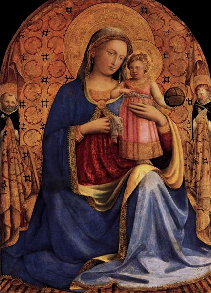 Paint By Number Madonna and Child - Fra Angelico
