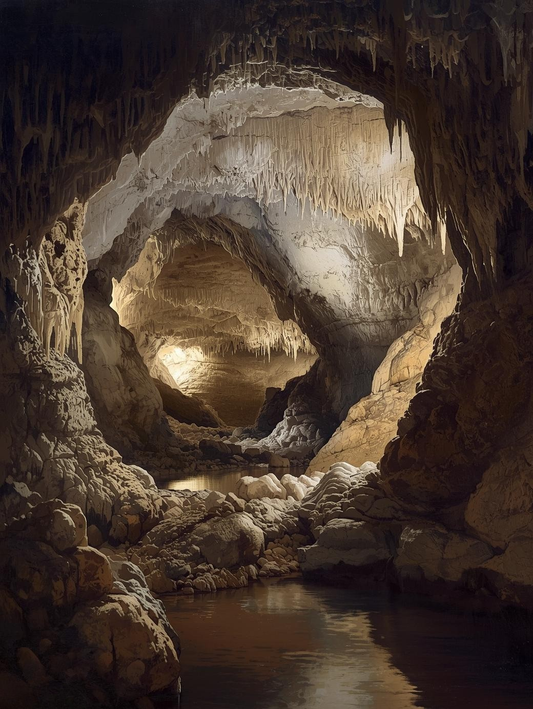 Mammoth Cave National Park (Kentucky) Caves Paint by Number
