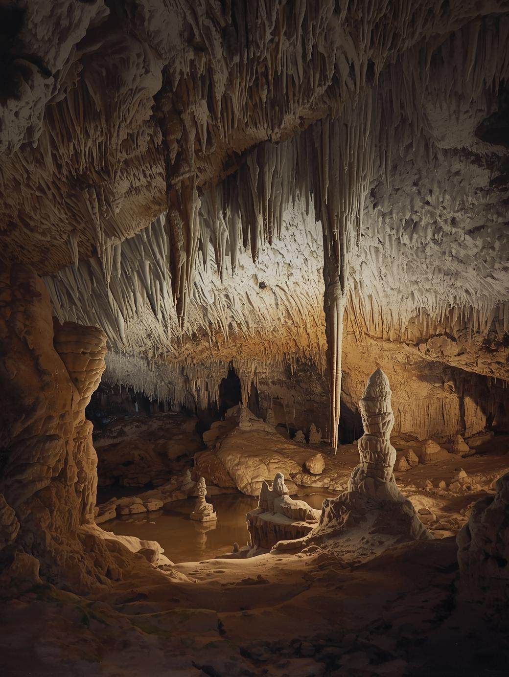 Mammoth Cave National Park (Kentucky) Interior Caves Paint by Number