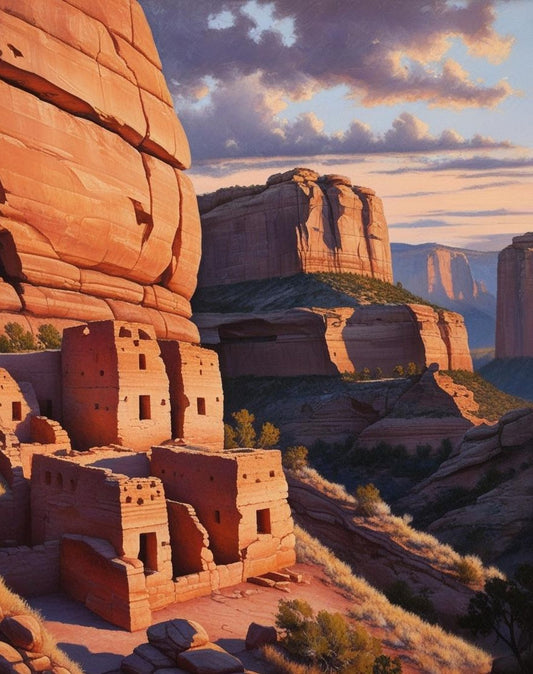 Paint by Number Mesa Verde National Park (Colorado) Cliff Dwellings