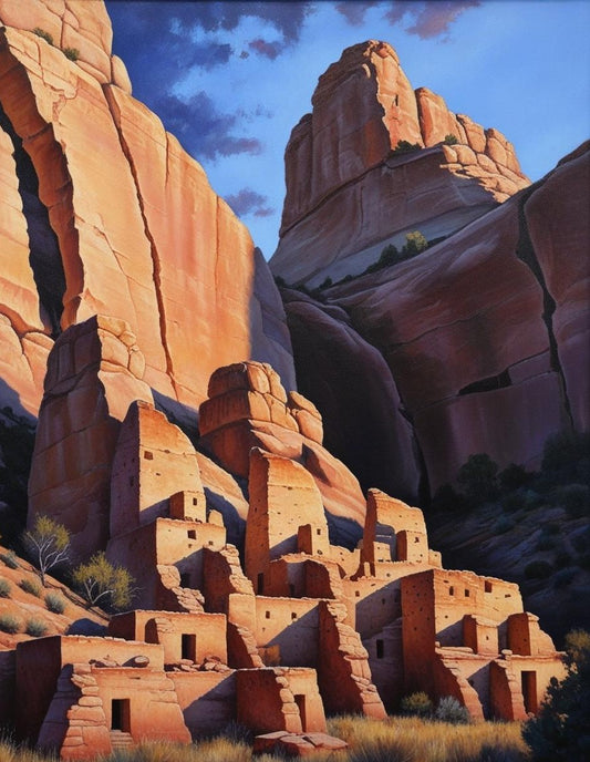 Paint by Number Mesa Verde National Park (Colorado) Ancient Cliff Dwellings