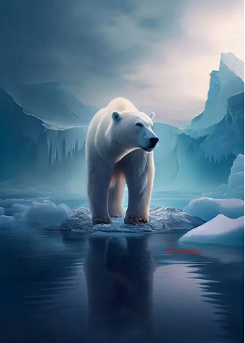 Paint By Number Northern Guardian Polar Bear