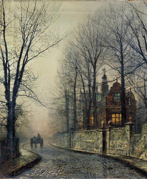 Paint By Number November Moonlight - John Atkinson Grimshaw