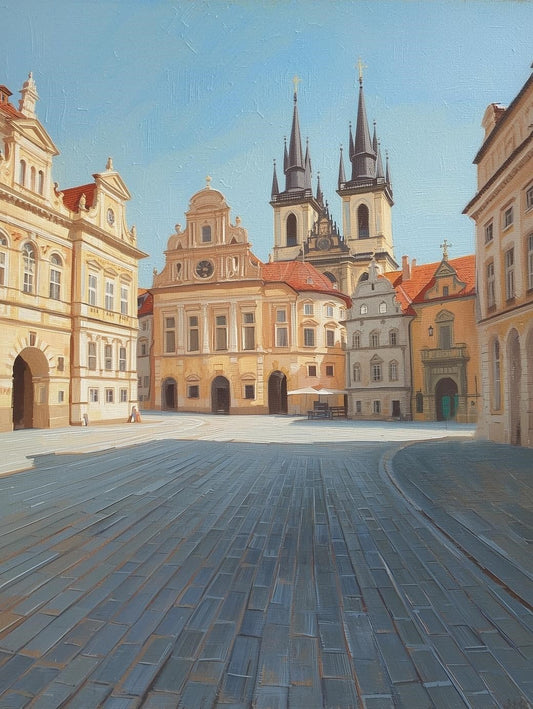 Paint by Number Prague Old Town Square Architecture – Paint by Number Kit