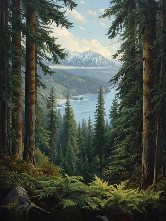 Olympic National Park (Washington) Paint by Number