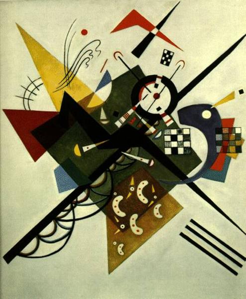Paint By Number On White II - Wassily Kandinsky