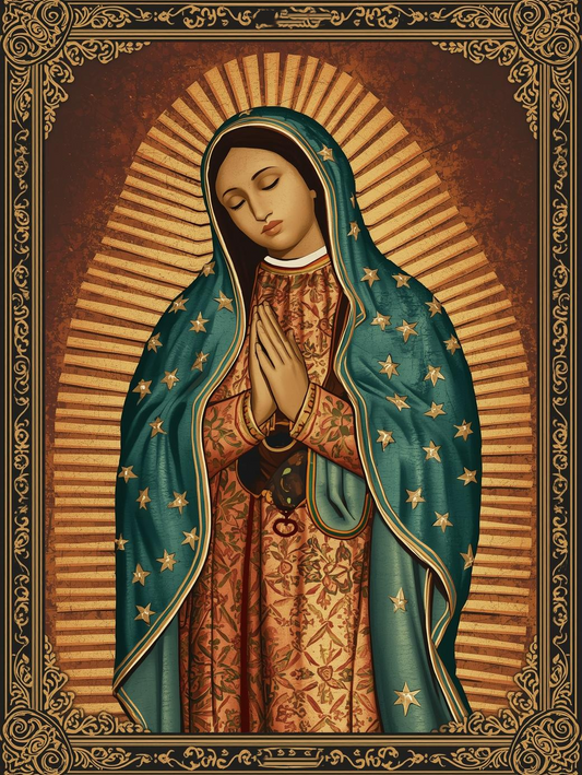 Our Lady of Guadalupe icon Paint by Number