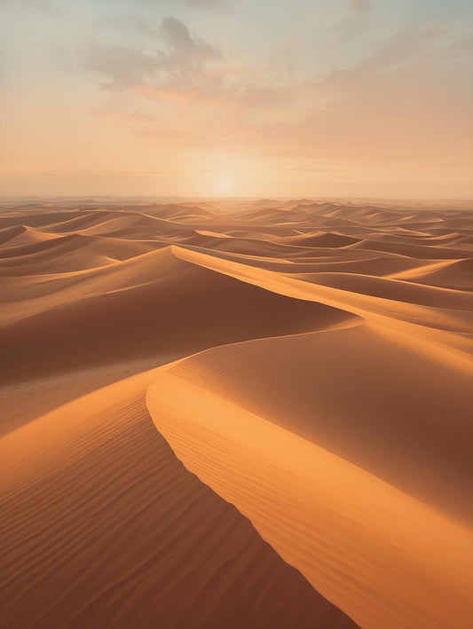 Paint by Number Rolling Sand Dunes at Sunset – Paint by Number Kit for Adults