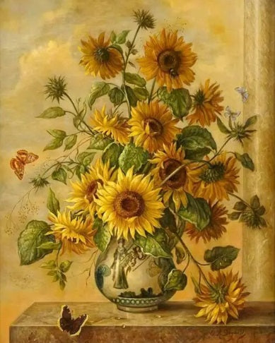 Paint by Number Radiant Sunflower Euphoria