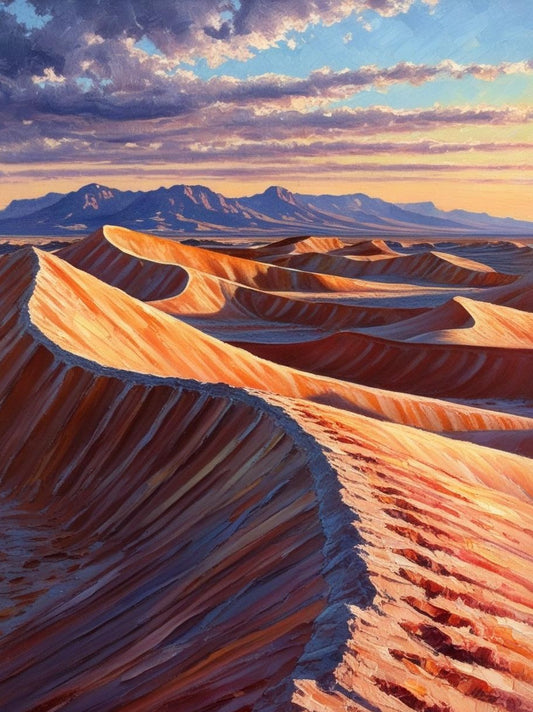 Paint by Number Death Valley National Park (California and Nevada) –Rolling Sand Dunes