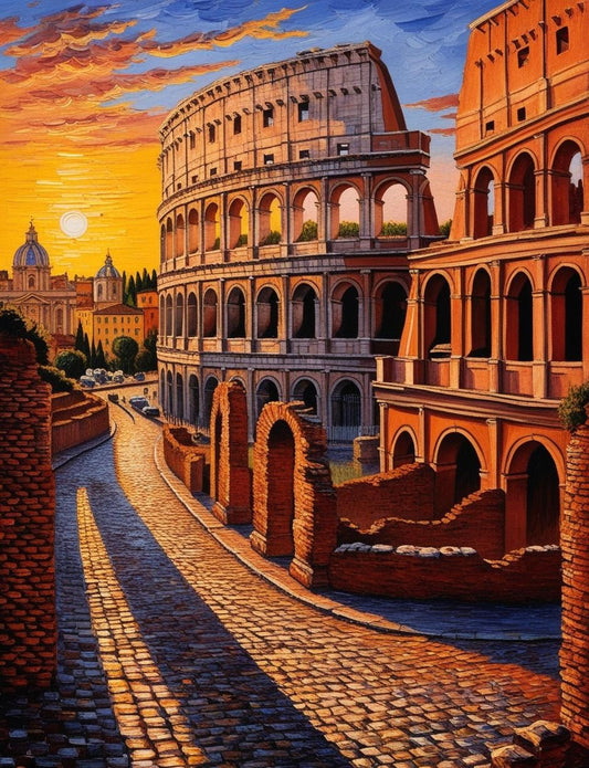 Paint By Number The Ancient Colosseum of Rome