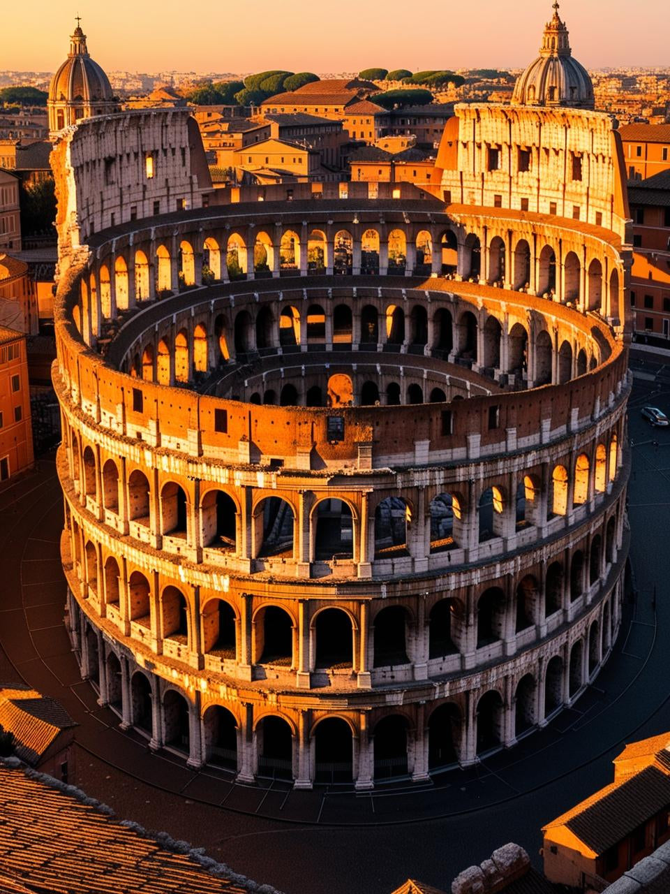 Paint By Number Stunning Views of the Colosseum in Rome