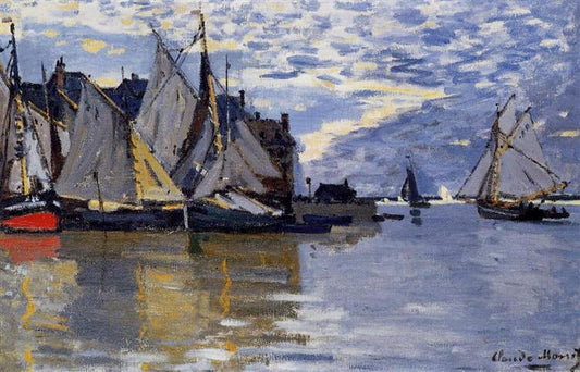 Paint By Number Sailboats by Claude Monet