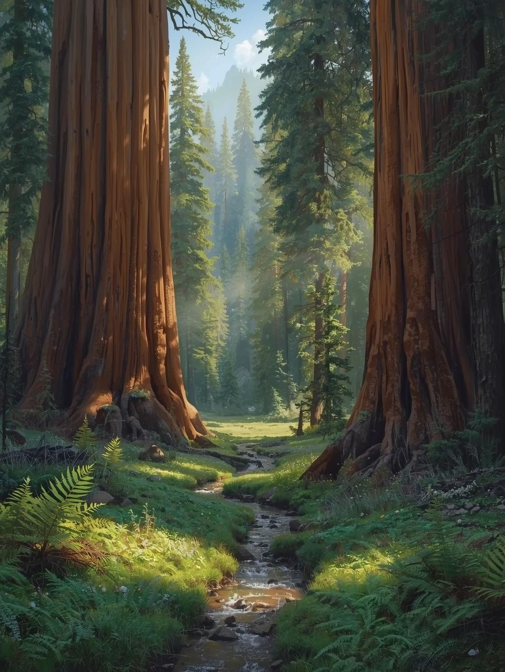 Sequoia National Park (California) Paint by Number