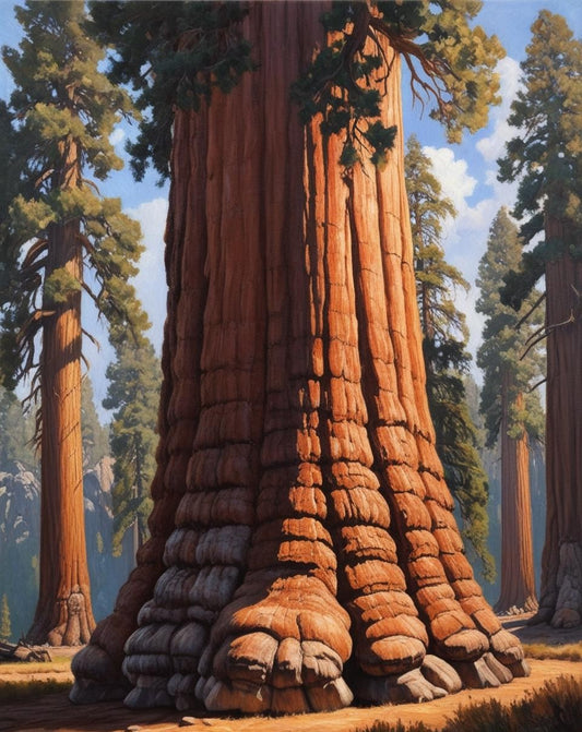 Paint by Number Sequoia National Park (California) The Majestic General Sherman Tree