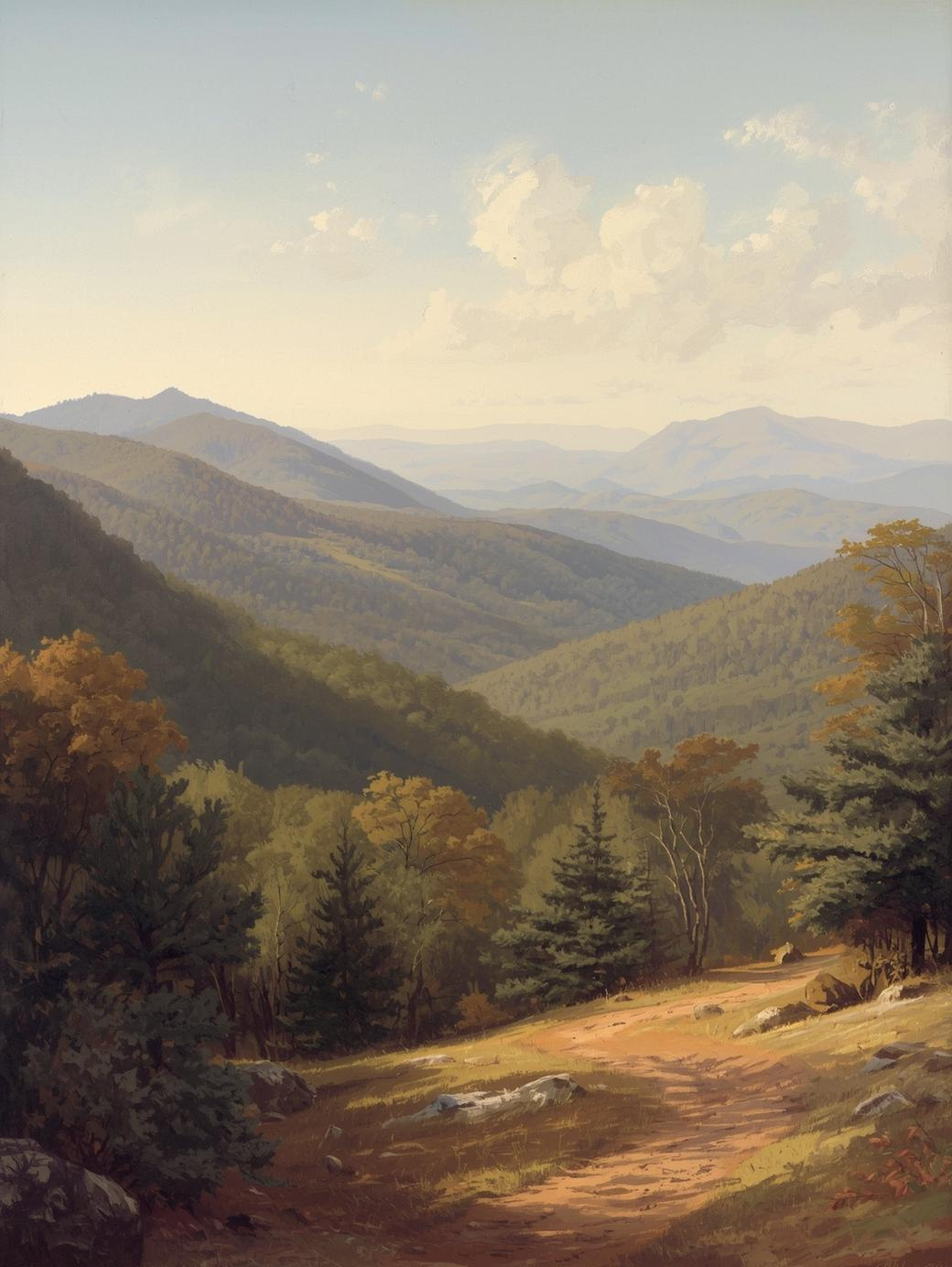 Shenandoah National Park (Virginia) Paint by Number