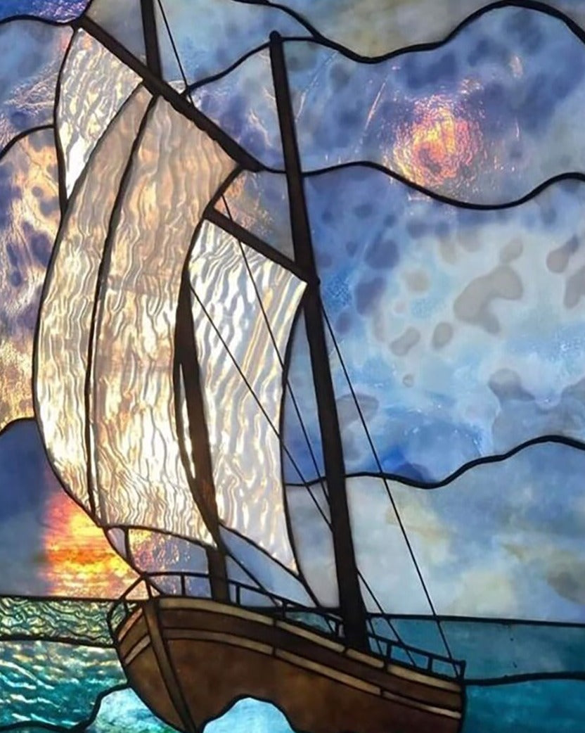 Ship and Horizon Diamond Painting